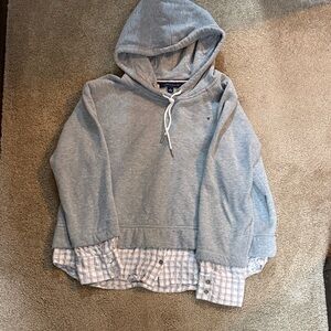 Tommy Hilfiger Gray Hoodie Sweater